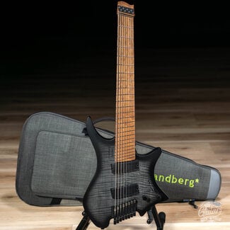 Strandberg Strandberg Boden Original N2.8 8 String Headless – Black Denim Burst Satin