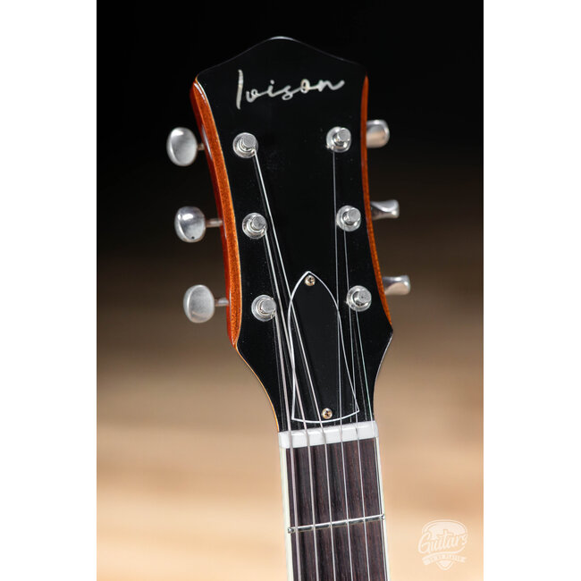 Ivison Dakota Standard Mahogany w/ Freebird Pickups –Light Aged Tobacco Sunburst