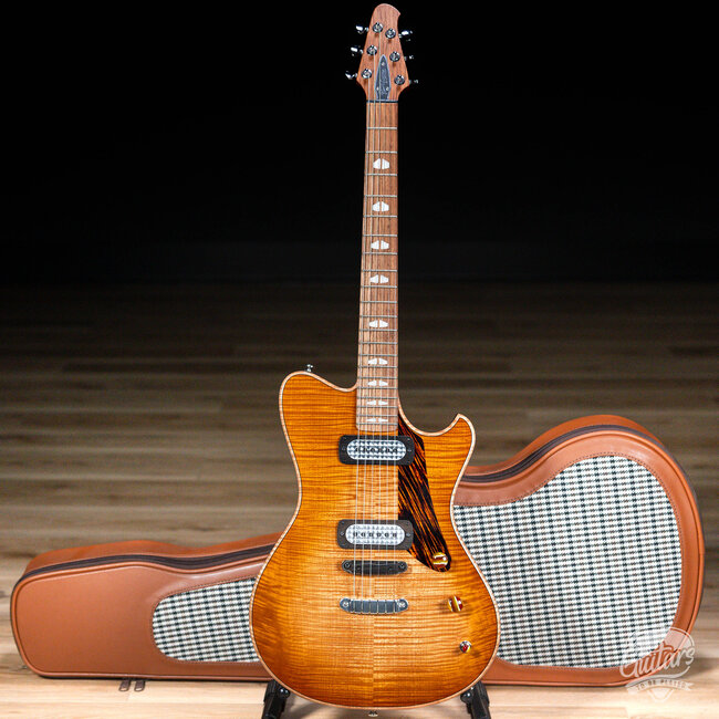 Powers Electric A-Type Select Maple Full Faraday Hard Tail – Wild Honey Burst