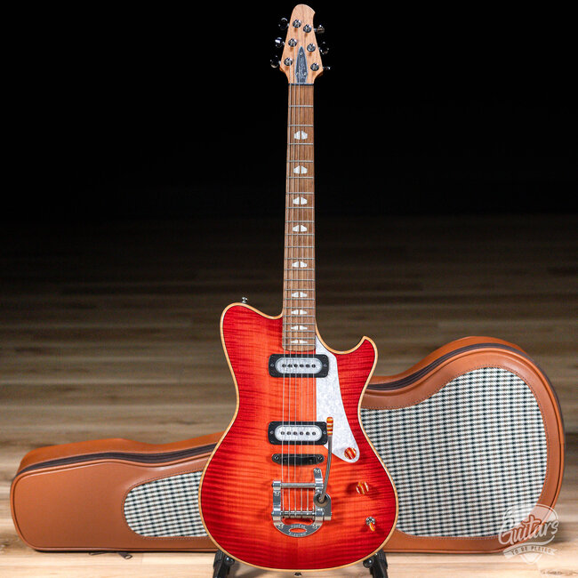 Powers Electric A-Type Select Maple Partial Faraday CamTail – Cosmo Red