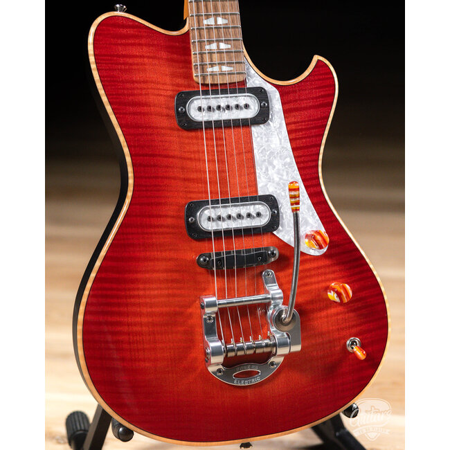 Powers Electric A-Type Select Maple Partial Faraday CamTail – Cosmo Red