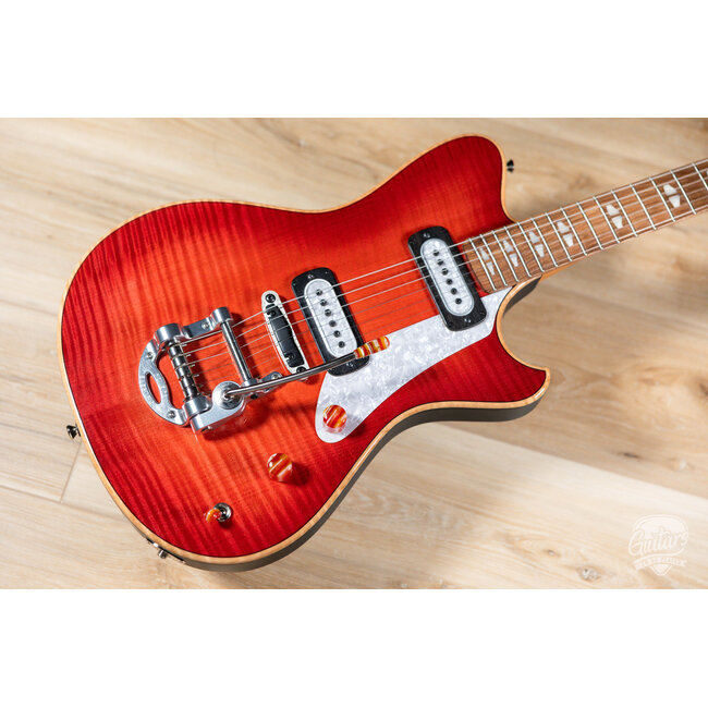 Powers Electric A-Type Select Maple Half Faraday CamTail – Cosmo Red