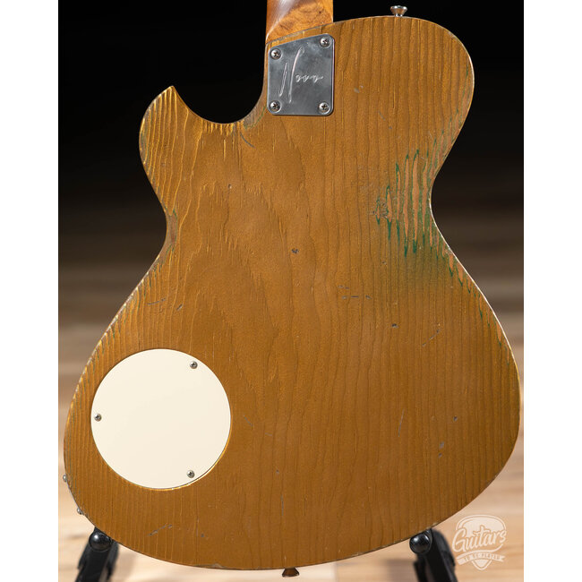 Novo Custom Solus H2 24.75" Scale Guitar w/ Fralin Modern PAF’s – Gold Top Gold