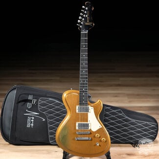 Novo Novo Custom Solus H2 24.75" Scale Guitar w/ Fralin Modern PAF’s – Gold Top Gold