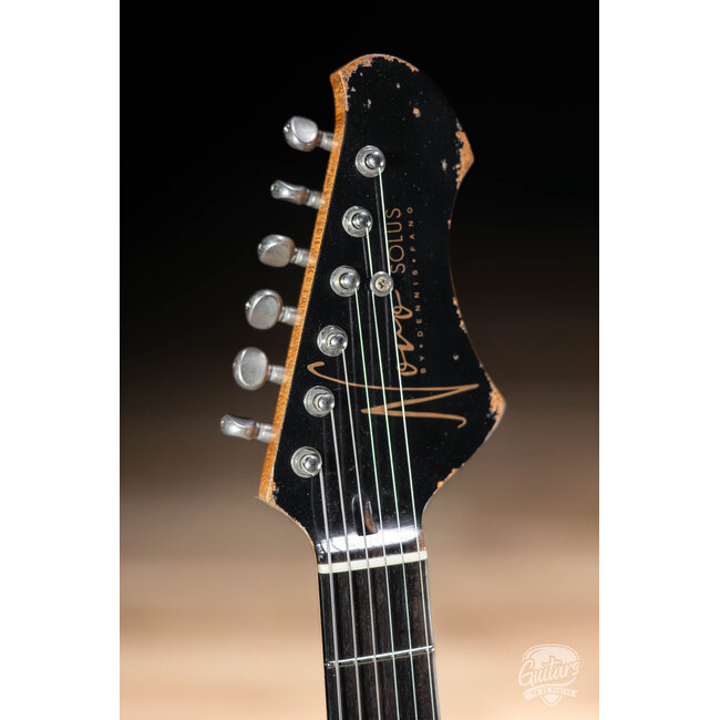 Novo Custom Solus H2 24.75" Scale Guitar w/ Fralin Modern PAF’s – Gold Top Gold