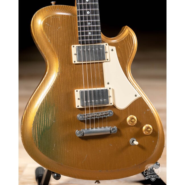 Novo Custom Solus H2 24.75" Scale Guitar w/ Fralin Modern PAF’s – Gold Top Gold