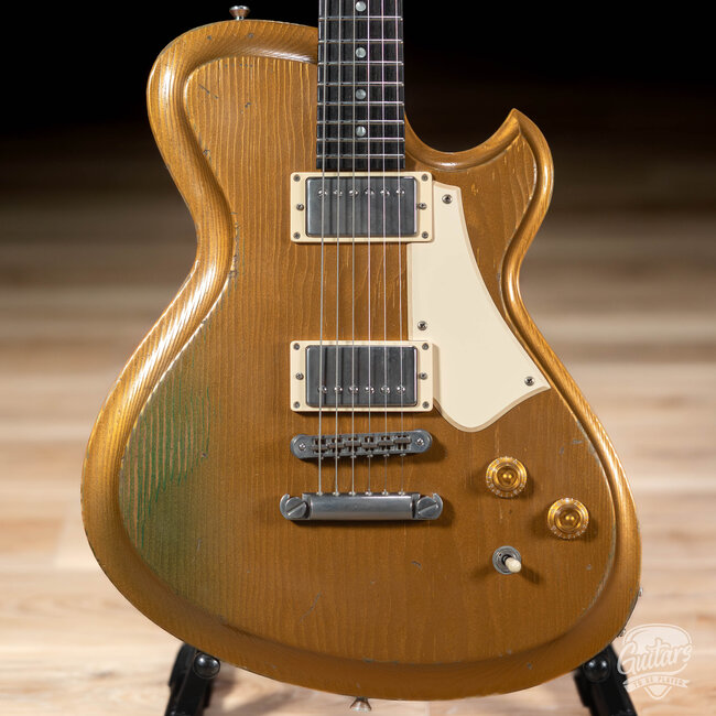 Novo Custom Solus H2 24.75" Scale Guitar w/ Fralin Modern PAF’s – Gold Top Gold