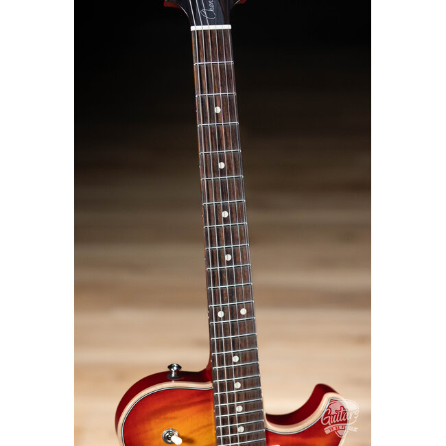 Knaggs Chena T2 Flame Top Hollowbody Guitar – CherryBurst