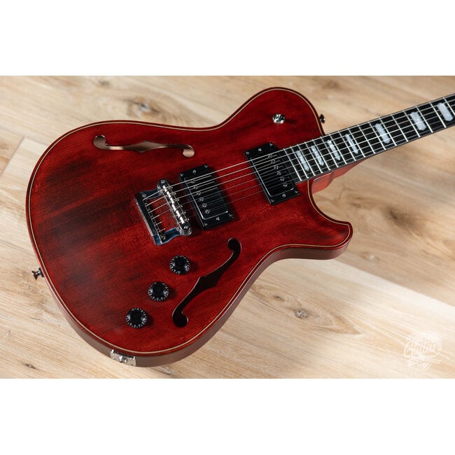 Knaggs Chena Spruce Top Hollowbody Guitar – Old Red Violin