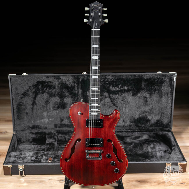 Knaggs Chena Spruce Top Hollowbody Guitar – Old Red Violin