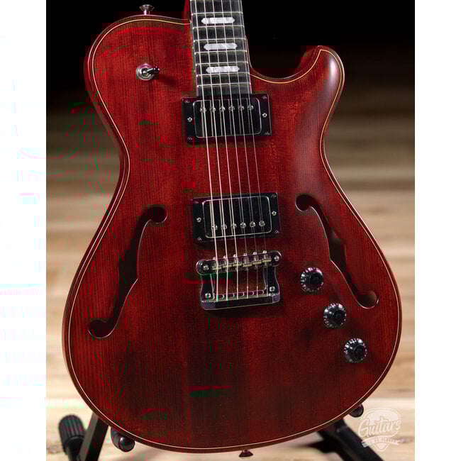 Knaggs Chena Spruce Top Hollowbody Guitar – Old Red Violin