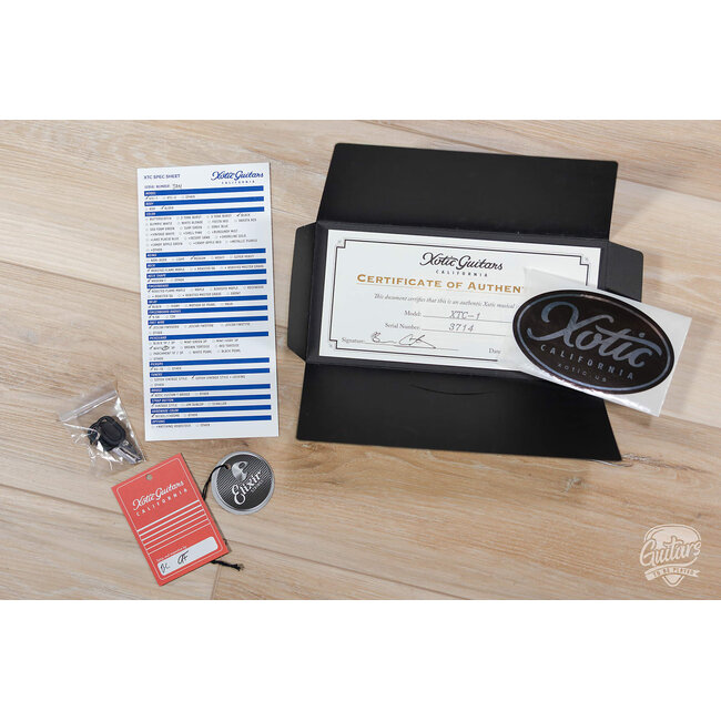 Xotic XTC-1 Alder T-Style w/ Roasted Flame Maple Neck – Black