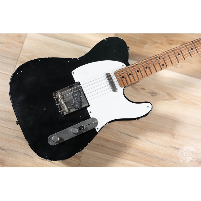 Xotic XTC-1 Alder T-Style w/ Roasted Flame Maple Neck – Black