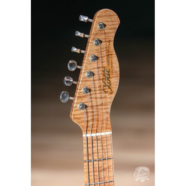 Xotic XTC-1 Alder T-Style w/ Roasted Flame Maple Neck – Black