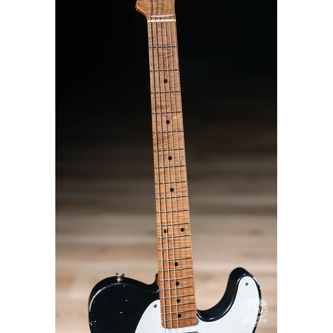 Xotic XTC-1 Alder T-Style w/ Roasted Flame Maple Neck – Black