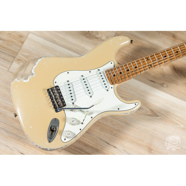 Xotic XSC-1 Swamp Ash S-Style w/ Roasted Flame Maple Neck – Desert Sand