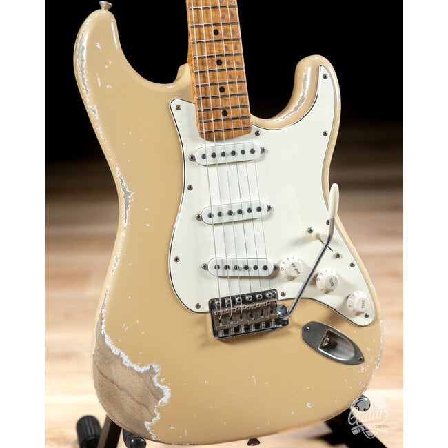 Xotic XSC-1 Swamp Ash S-Style w/ Roasted Flame Maple Neck – Desert Sand