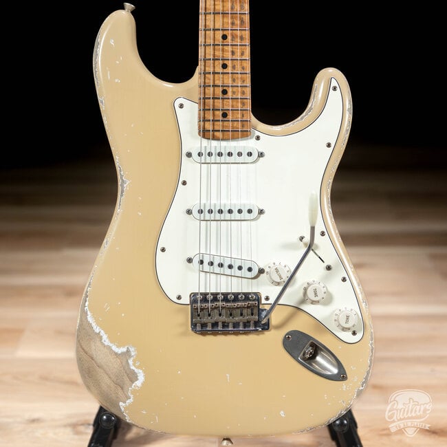 Xotic XSC-1 Swamp Ash S-Style w/ Roasted Flame Maple Neck – Desert Sand