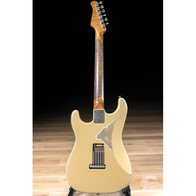 Xotic XSC-1 Swamp Ash S-Style w/ Roasted Flame Maple Neck – Desert Sand