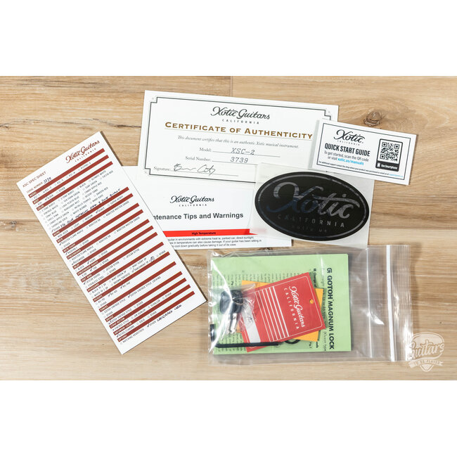 Xotic XSC-2 Alder HSS S-Style w/ Flame Maple & Rosewood – Ice Blue Metallic/3TB