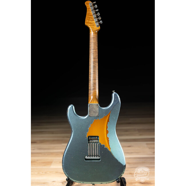 Xotic XSC-2 Alder HSS S-Style w/ Flame Maple – Ice Blue Metallic/3TB