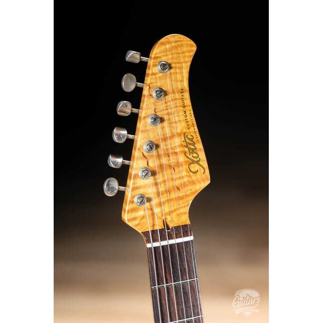 Xotic XSC-2 Alder HSS S-Style w/ Flame Maple – Ice Blue Metallic/3TB