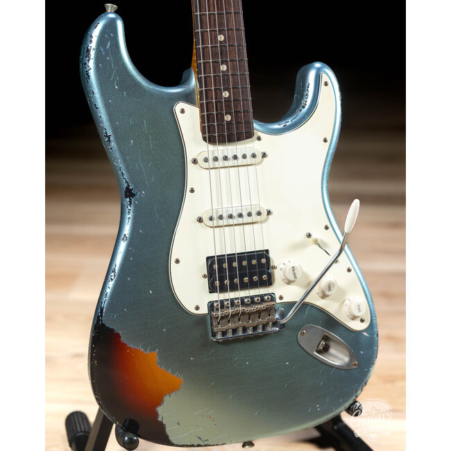 Xotic XSC-2 Alder HSS S-Style w/ Flame Maple – Ice Blue Metallic/3TB
