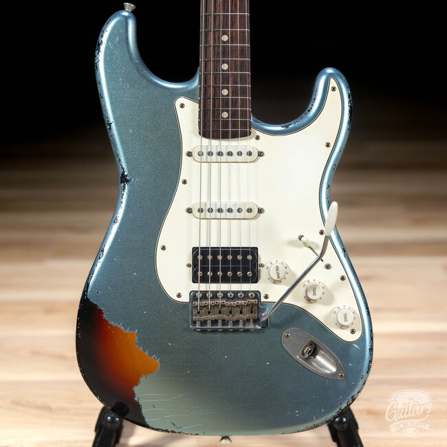 Xotic XSC-2 Alder HSS S-Style w/ Flame Maple – Ice Blue Metallic/3TB