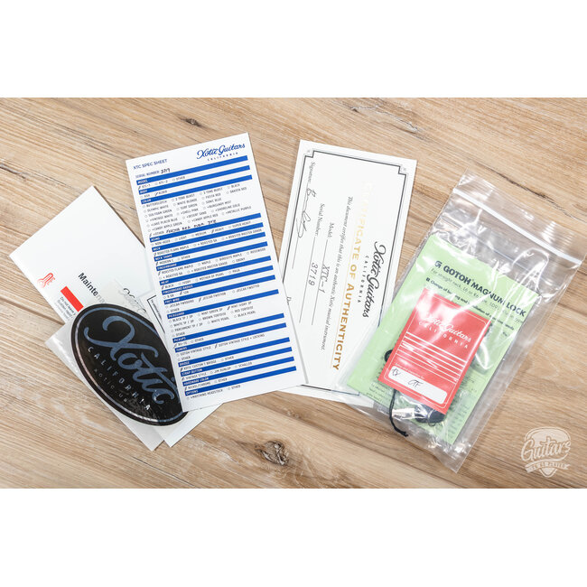 Xotic XTC-1 Alder T-Style w/ Roasted Flame Maple Neck – Fiesta Red over 3TB