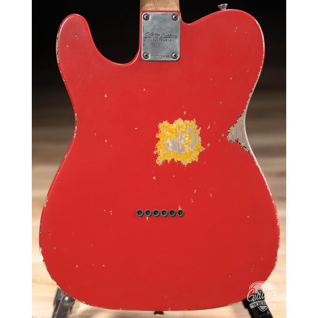 Xotic XTC-1 Alder T-Style w/ Roasted Flame Maple Neck – Fiesta Red over 3TB
