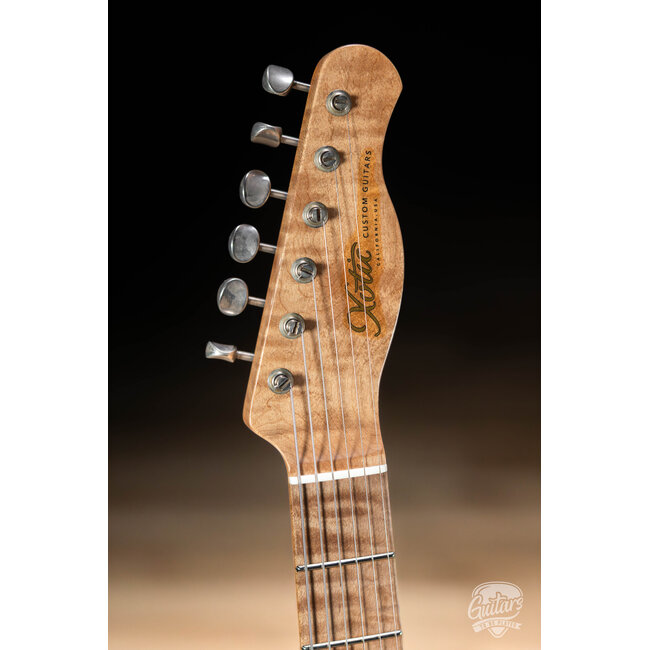 Xotic XTC-1 Alder T-Style w/ Roasted Flame Maple Neck – Fiesta Red over 3TB