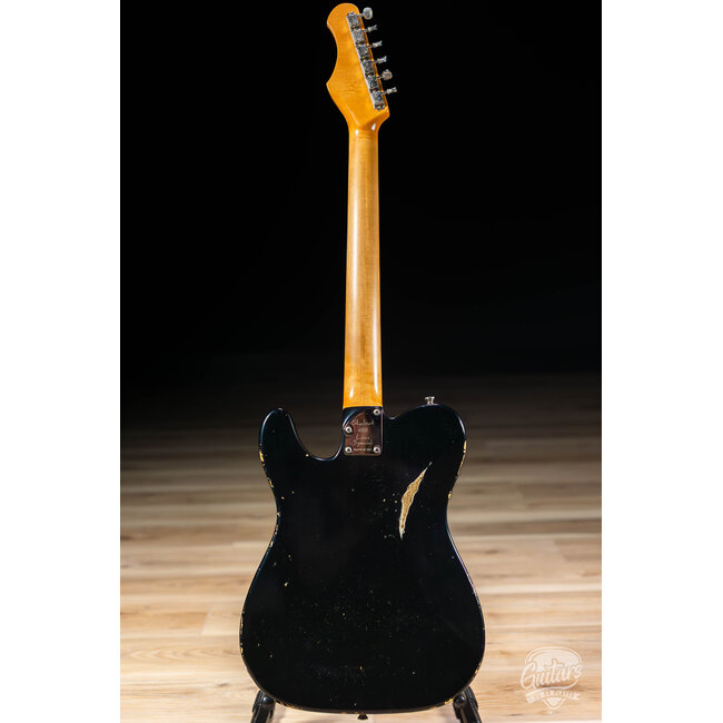 Shabat Lion Special Sugar Pine T-Style w/ Alnico Pole P-90 & Novel 90 – Black