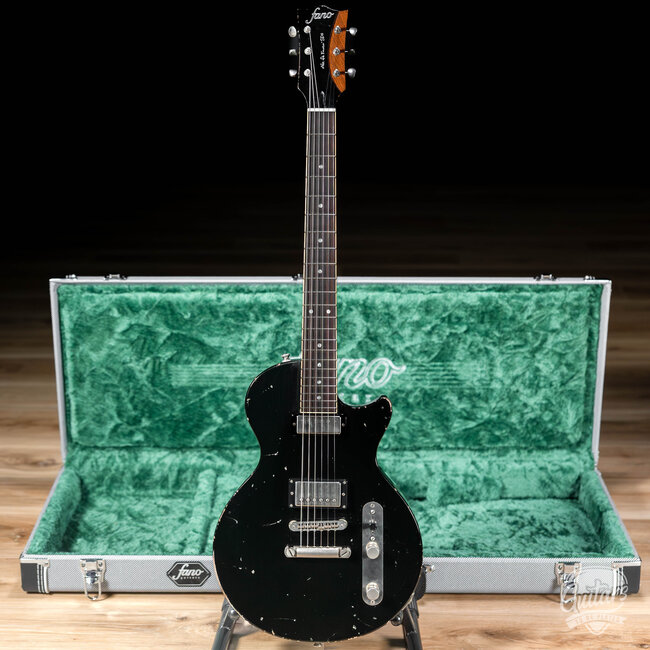 2025 Fano SP6 Alt de Facto Mahogany Set Neck Lollar Mini HB/Imperial –Bull Black