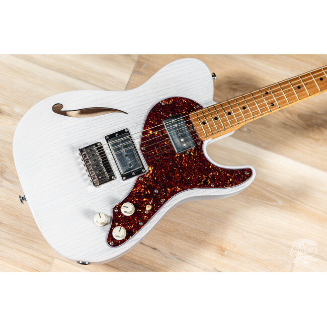 CP Thornton Thinline Classic II w/ HB-Sized Ellisonics – Translucent White Blonde