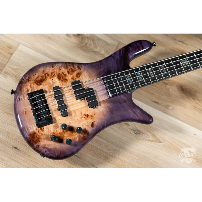 Spector Euro 5 CST 5-String EMG Bass – Natural Violet Burst Gloss