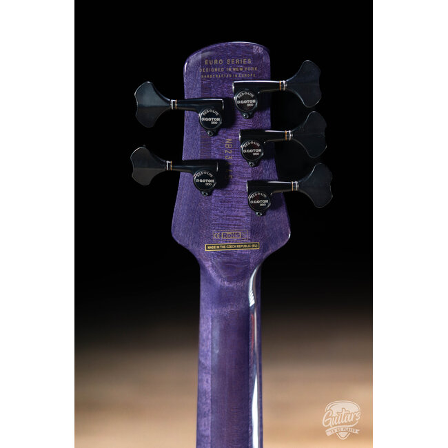 Spector Euro 5 CST 5-String EMG Bass – Natural Violet Burst Gloss