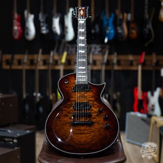 ESP Guitars ESP E-II Eclipse Fishman Guitar w/ Case – Tiger Eye Sunburst (B-stock )