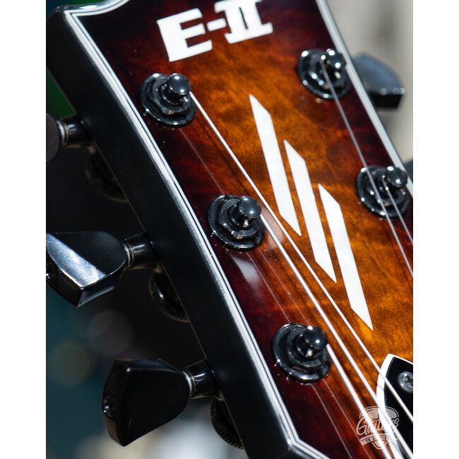 ESP E-II Eclipse Fishman Guitar w/ Case – Tiger Eye Sunburst (B-stock )
