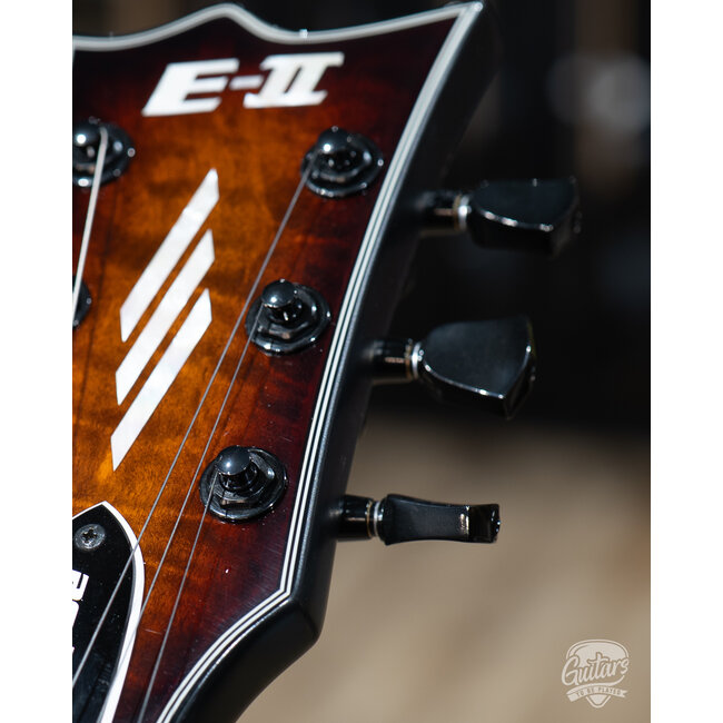ESP E-II Eclipse Fishman Guitar w/ Case – Tiger Eye Sunburst (B-stock )