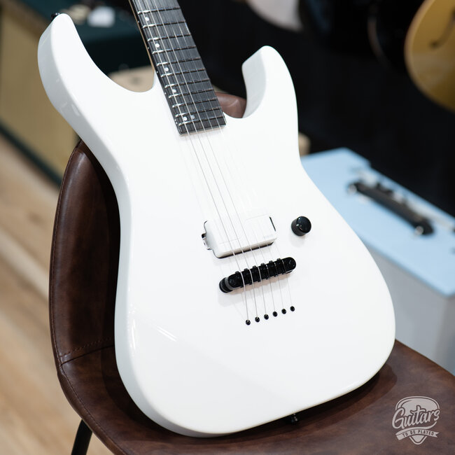 ESP E-II M-I NT Neck Thru Fishman Guitar w/ Case – Snow White (B-stock)