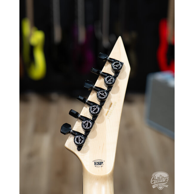 ESP E-II M-I NT Neck Thru Fishman Guitar w/ Case – Snow White (B-stock)