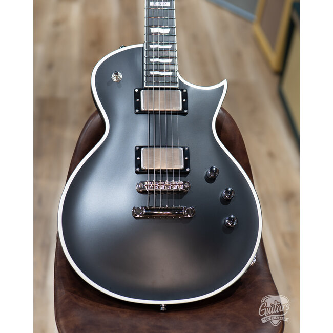 ESP E-II Eclipse BB Bold Binding EMG Guitar w/ Case – Black Satin (B-Stock)