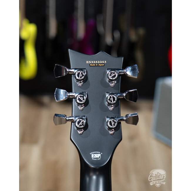 ESP E-II Eclipse BB Bold Binding EMG Guitar w/ Case – Black Satin (B-Stock)