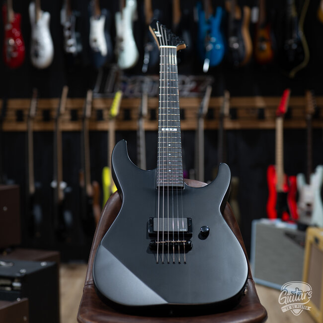 ESP E-II M-I NT Neck Thru EMG Guitar w/ Case – Black Satin (B-Stock)
