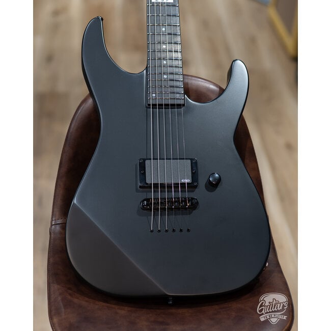 ESP E-II M-I NT Neck Thru EMG Guitar w/ Case – Black Satin (B-Stock)