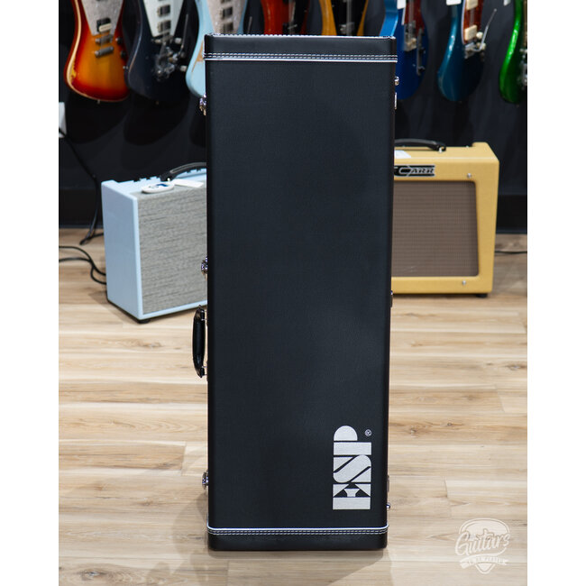 ESP E-II T-B7 Baritone 7-String EMG Guitar w/ Case – Black Satin (B-stock)