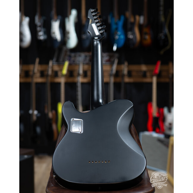 ESP E-II T-B7 Baritone 7-String EMG Guitar w/ Case – Black Satin (B-stock)