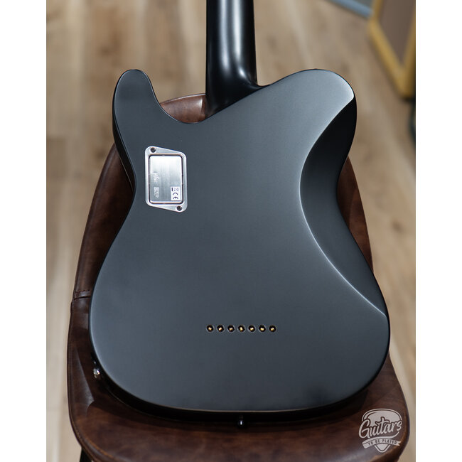 ESP E-II T-B7 Baritone 7-String EMG Guitar w/ Case – Black Satin (B-stock)