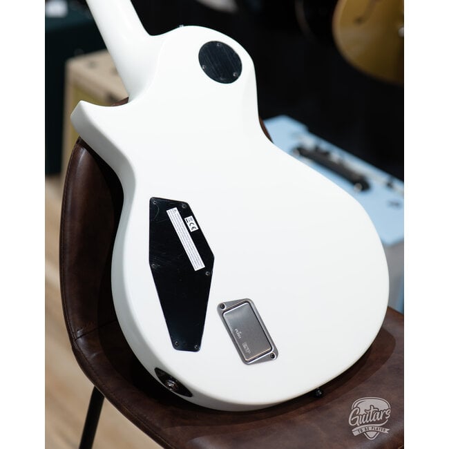 ESP E-II Eclipse EMG Electric Guitar w/ Case – Snow White Satin (B-stock)