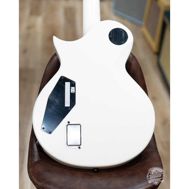 ESP E-II Eclipse EMG Electric Guitar w/ Case – Snow White Satin (B-stock)